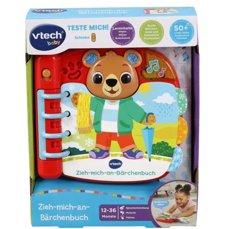 VTech® - Zieh-mich-an-Bärchenbuch | Teddy Toys Kinderwelt