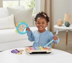 VTech® Baby - Interaktives Holz-Xylofon mit Tamburin | Teddy Toys Kinderwelt
