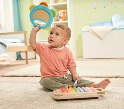 VTech® Baby - Interaktives Holz-Xylofon mit Tamburin | Teddy Toys Kinderwelt