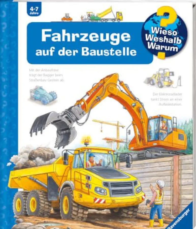 Wieso? Weshalb? Warum? - Fahrzeuge auf der Baustelle | Teddy Toys Kinderwelt