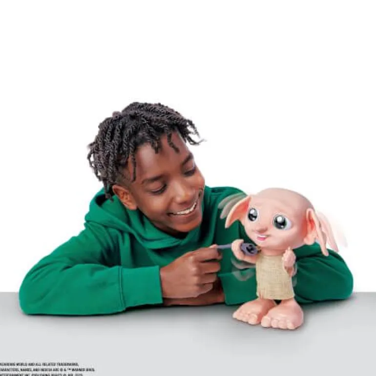 Wizarding World - Dobby - Interaktiver Hauself (zweisprachig DE+I | Teddy Toys Kinderwelt