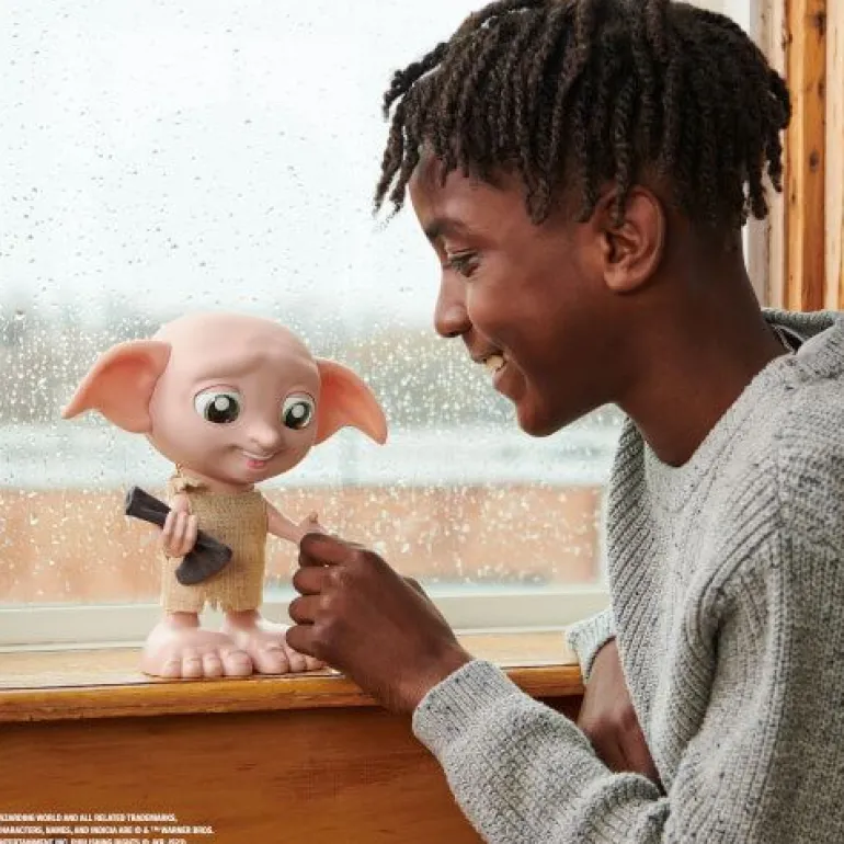 Wizarding World - Dobby - Interaktiver Hauself (zweisprachig DE+I | Teddy Toys Kinderwelt
