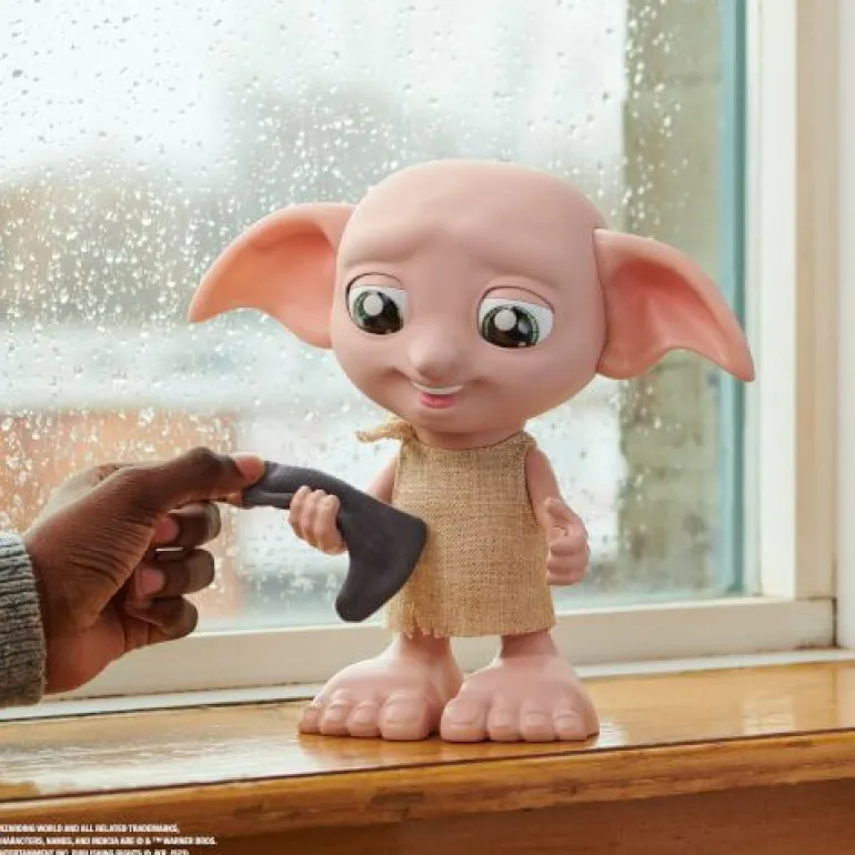 Wizarding World - Dobby - Interaktiver Hauself (zweisprachig DE+I | Teddy Toys Kinderwelt