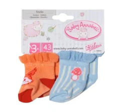 Zapf 709627 Baby Annabell Socken 2x, 2 sortiert 43cm | Teddy Toys Kinderwelt