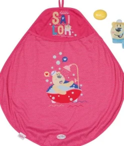 Zapf 830635 BABY born Bath Kapuzenhandtuch & Schwamm | Teddy Toys Kinderwelt