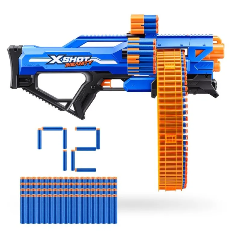 ZURU XSHOT INSANITY - Mega Barrel Blaster mit Darts | Teddy Toys Kinderwelt