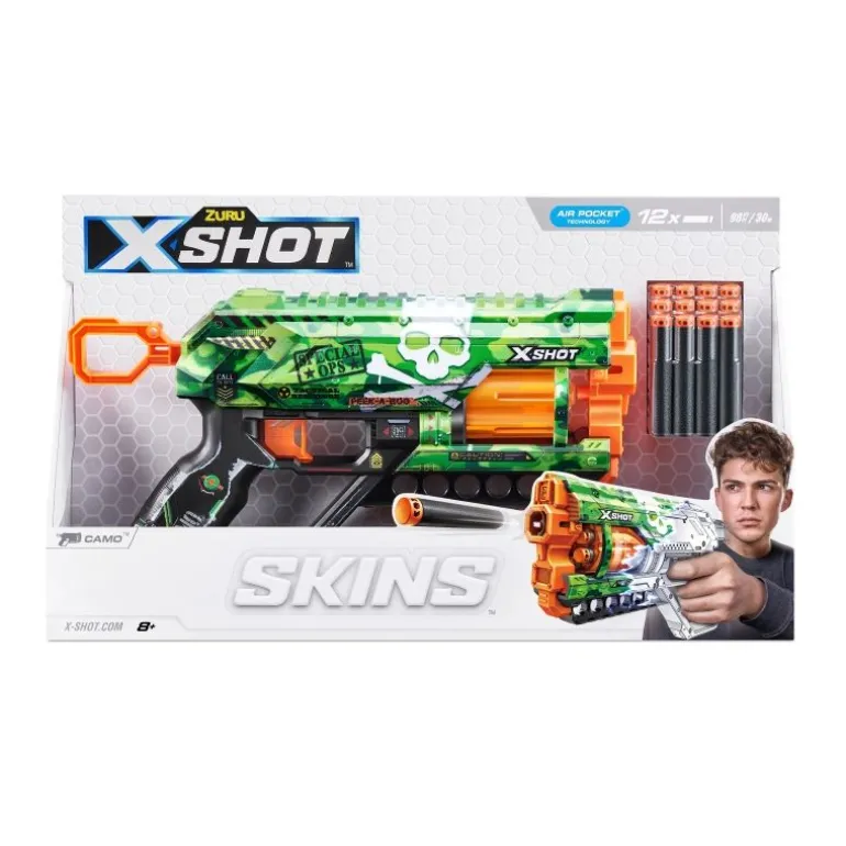 ZURU XSHOT SKINS - Griefer Blaster mit Darts | Teddy Toys Kinderwelt